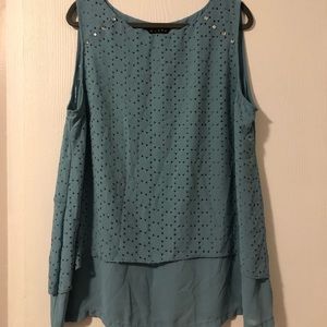 Blue dress tank